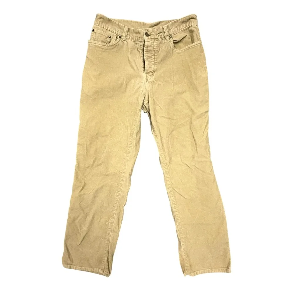 Patagonia Pants Mens 33x31 Beige Organic Cotton Corduroy Stretch 5-Pocket